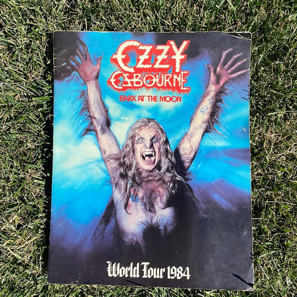 Ozzy Osbourne Bark At The Moon World Tour 1984 program